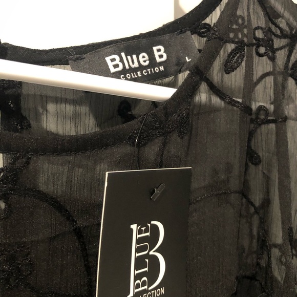 Black Lace Blouse - Picture 3 of 6